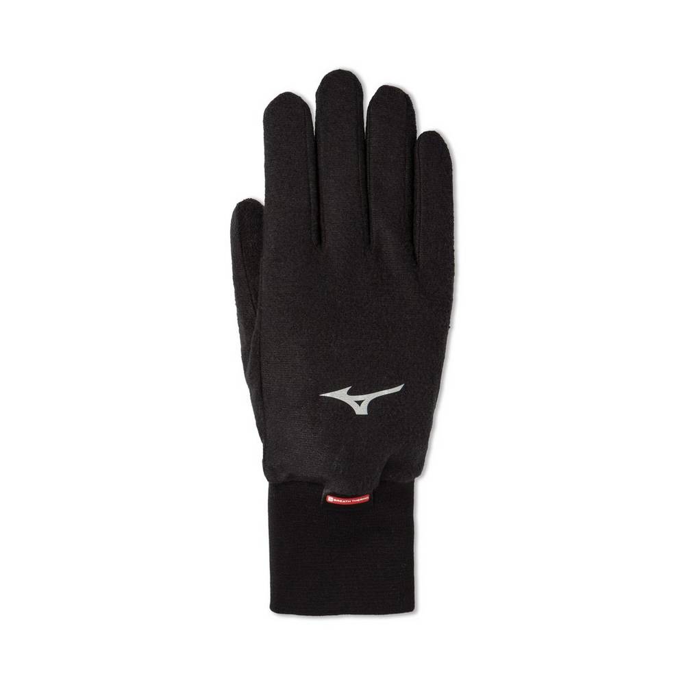 Guanti Mizuno Breath Thermo® Fleece Uomo - Nere - 71063-HTGB